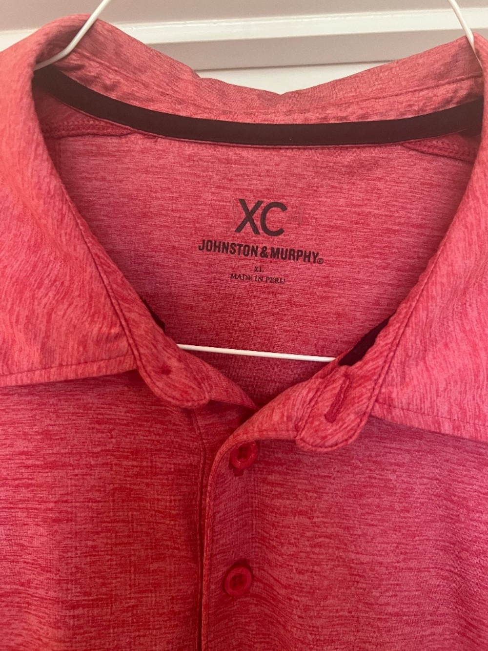 XL Johnston Murphy XC Polo in Red